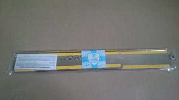 919 р.     Накладки на пороги TOYOTA RAV 4 2013-2014 Штамп  ttr44-npld0  с доставкой в г. Воронеж. Увеличить фотографию 1