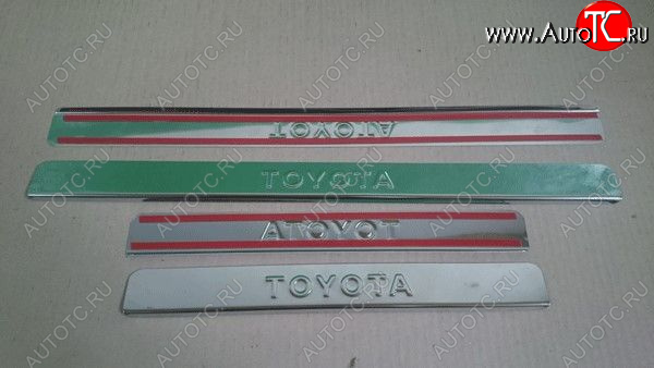 889 р.     Накладки на пороги TOYOTA  LC  PRADO (200) Штамп  ttlc2-npld0  с доставкой в г. Воронеж