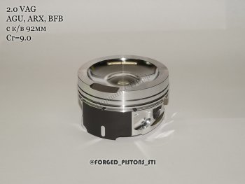 17 999 р. Поршни СТИ VolksWagen 2,0 AGU (CR=9,0) кольца 1,21,52,0  156178987  с доставкой в г. Воронеж. Увеличить фотографию 2