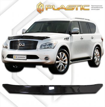 Дефлектор капота CA-Plastic INFINITI QX56  Z62 (2010-2013)