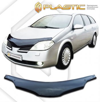 Дефлектор капота (РФ) CA-Plastic Nissan Primera  3 универсал (2002-2008) P12