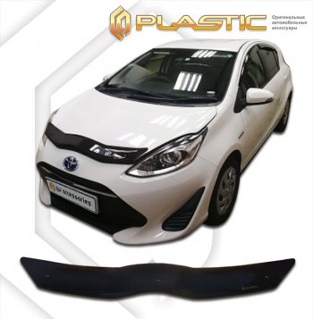 Дефлектор капота CA-Plastic Toyota Aqua  P10 (2017-2021) 2-ой рестайлинг