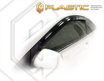 1 899 р. Ветровики дверей Classic полупрозрачный CA Plastic на Honda Civic Купе 2005-2010   с доставкой в г. Воронеж. Увеличить фотографию 1