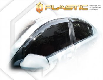 1 999 р. Ветровики дверей Classic полупрозрачный CA Plastic на Mazda Axela седан 2004-2009  с доставкой в г. Воронеж. Увеличить фотографию 1
