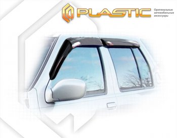1 999 р. Ветровики дверей Classic полупрозрачный CA Plastic на Nissan Terrano  2002  с доставкой в г. Воронеж. Увеличить фотографию 1