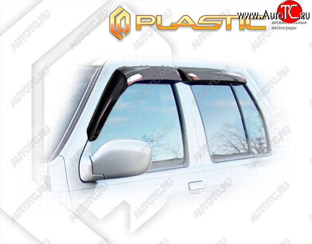 1 999 р. Ветровики дверей Classic полупрозрачный CA Plastic на Nissan Terrano  2002  с доставкой в г. Воронеж