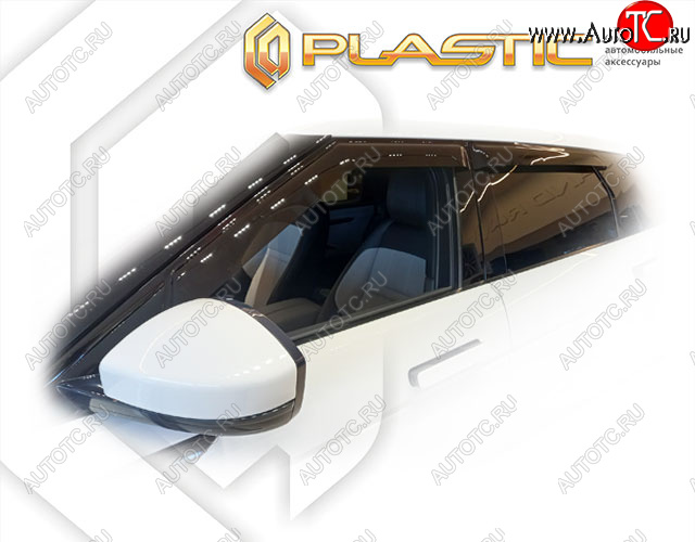 1 999 р. Ветровики дверей Classic полупрозрачный CA Plastic на Range Rover Evoque II поколение 2021  с доставкой в г. Воронеж