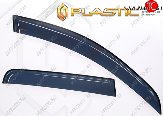 2 199 р. Ветровики дверей Classic полупрозрачный CA Plastic на Volvo FH4  2012-2016  с доставкой в г. Воронеж