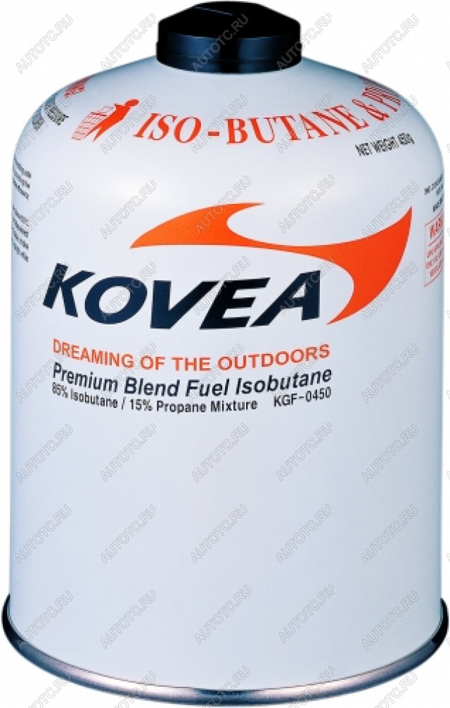 639 р. Баллон газовый резьбовой KOVEA Screw type gas 450 g KOVEA kgf-450  с доставкой в г. Воронеж