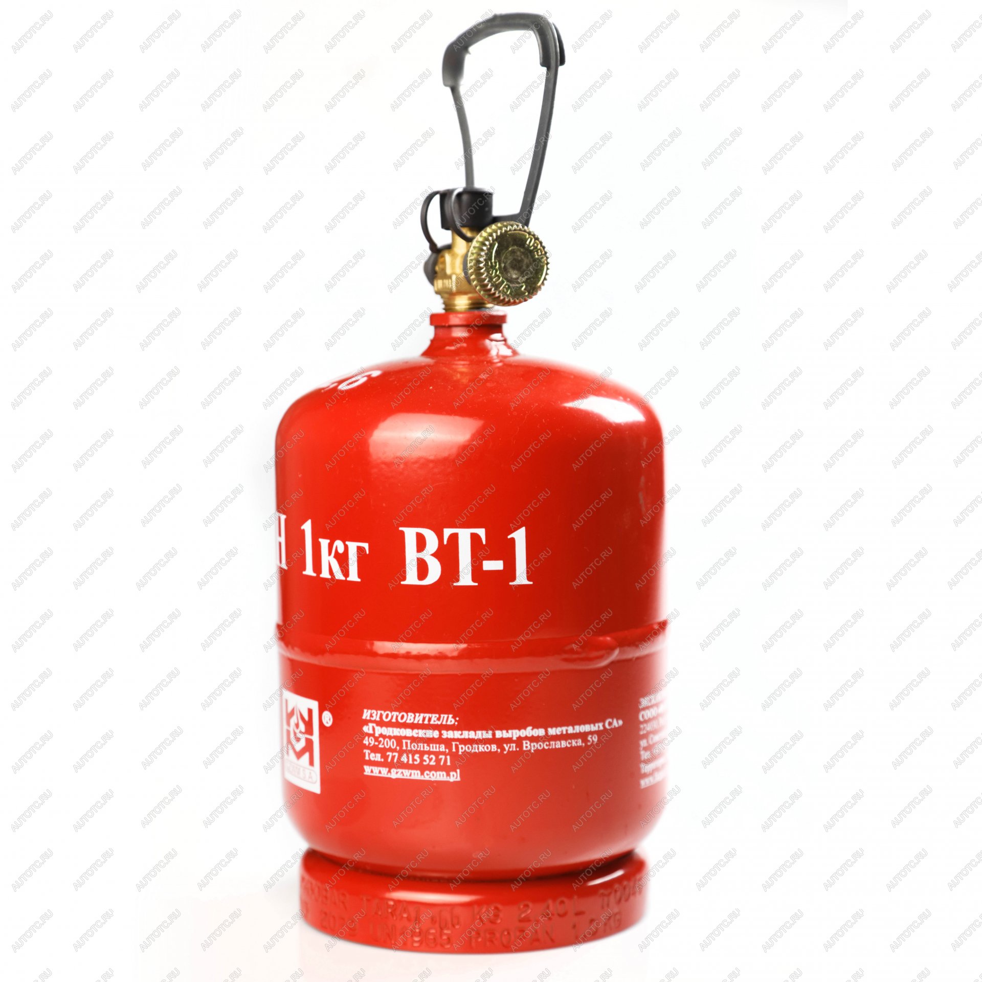 2 639 р. Баллон газовый стальной GZWM LPG BT-1, 2,4 л. Grotkuv (РП) GZWM lpg-bt-1  с доставкой в г. Воронеж