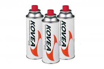 679 р. Баллон газовый цанговый KOVEA Nozzle type gas 220 г комплект 3 шт. KOVEA kgf-220-set3  с доставкой в г. Воронеж. Увеличить фотографию 1