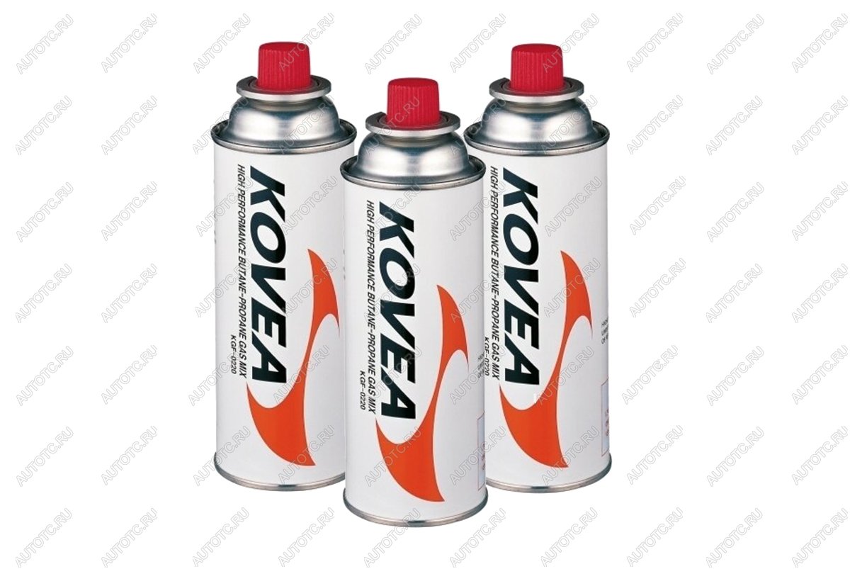 679 р. Баллон газовый цанговый KOVEA Nozzle type gas 220 г комплект 3 шт. KOVEA kgf-220-set3  с доставкой в г. Воронеж