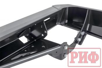114 109 р. Бампер РИФ силовой задний Toyota Land Cruiser 76 2007+ с квадратом под фаркоп, калиткой и фонарями РИФ rif076-21125  с доставкой в г. Воронеж. Увеличить фотографию 14