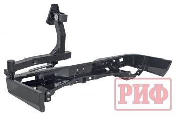 114 109 р. Бампер РИФ силовой задний Toyota Land Cruiser 76 2007+ с квадратом под фаркоп, калиткой и фонарями РИФ rif076-21125  с доставкой в г. Воронеж. Увеличить фотографию 9