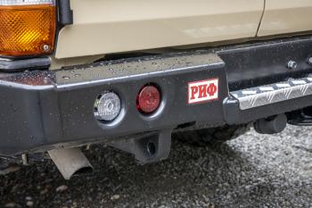 100 649 р. Бампер РИФ силовой задний Toyota Land Cruiser 78 2007+ с квадратом под фаркоп, калиткой и фонарями РИФ rif078-21125  с доставкой в г. Воронеж. Увеличить фотографию 6