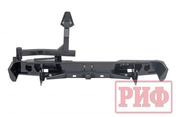 100 649 р. Бампер РИФ силовой задний Toyota Land Cruiser 78 2007+ с квадратом под фаркоп, калиткой и фонарями РИФ rif078-21125  с доставкой в г. Воронеж. Увеличить фотографию 9