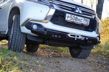 39 519 р. Бампер РИФ силовой передний Mitsubishi Pajero Sport 2015-2020 дизель под площадку для лебёдки RIFPS3-33003 РИФ rifps3-10070  с доставкой в г. Воронеж. Увеличить фотографию 15