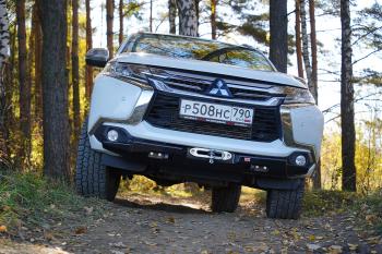 39 519 р. Бампер РИФ силовой передний Mitsubishi Pajero Sport 2015-2020 дизель под площадку для лебёдки RIFPS3-33003 РИФ rifps3-10070  с доставкой в г. Воронеж. Увеличить фотографию 17
