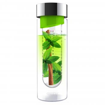 1 679 р. Бутылка FLAVOUR IT, 480 мл, серебряный зеленый ASOBU swg11.04-16-green  с доставкой в г. Воронеж. Увеличить фотографию 1