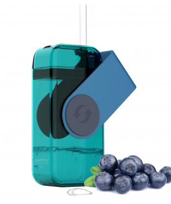 1 189 р. Бутылка JUICY DRINK, 290 мл, бирюзаголубой ASOBU jb300.17-blue  с доставкой в г. Воронеж. Увеличить фотографию 3