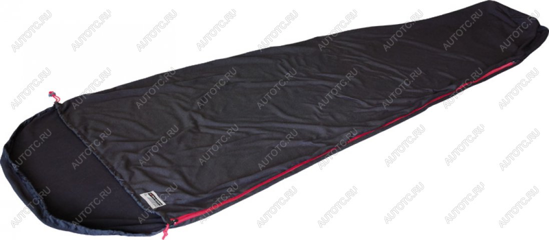 3 499 р. Вкладыш High Peak Nanuk Inlett Mumie в спальный мешок, флисовый, черный, 220х80 см High Peak 23512  с доставкой в г. Воронеж