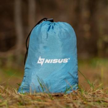 2 199 р. Гамак без планок NISUS 140х260см нейлон 210T голубойсерый NISUS n-dc-023  с доставкой в г. Воронеж. Увеличить фотографию 13