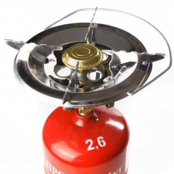 1 179 р. Горелка газовая одноконфорочная туристическая, диаметр 220 мм Grotkuv (РП) GZWM gucio-d  с доставкой в г. Воронеж. Увеличить фотографию 1