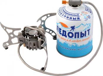 5 179 р. Горелка газовая портативная мультитопливная СЛЕДОПЫТ "Огонь Прометея-1" (улучшенный насос+чехол) СЛЕДОПЫТ pf-gsp-m02m  с доставкой в г. Воронеж. Увеличить фотографию 1