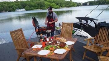 40 899 р. Гриль газовый O-GRILL 500MT bicolor черный-золото, с термометром (в комплекте адаптер тип А) O-GRILL 500mt-gold  с доставкой в г. Воронеж. Увеличить фотографию 19