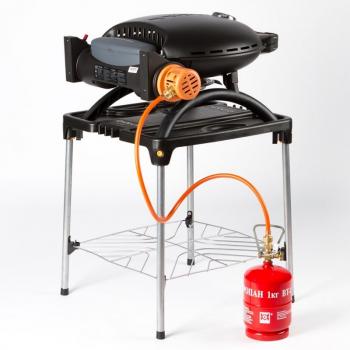 50 899 р. Гриль газовый O-GRILL 900МT bicolor черный-золотистый (в комплекте адаптер тип А) O-GRILL 900mt-gold  с доставкой в г. Воронеж. Увеличить фотографию 15