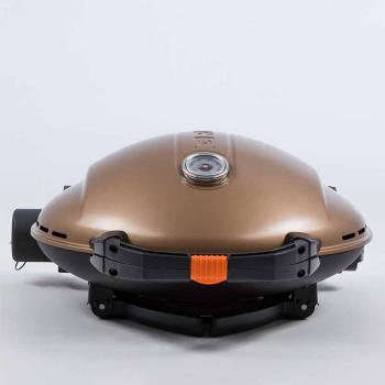 50 899 р. Гриль газовый O-GRILL 900МT bicolor черный-золотистый (в комплекте адаптер тип А) O-GRILL 900mt-gold  с доставкой в г. Воронеж. Увеличить фотографию 4