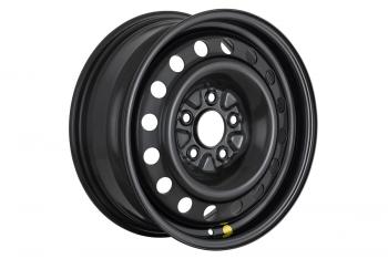 5 829 р. Диск усиленный Renault Duster, Nissan Qashqai, X-Trail, Toyota Rav4 стальной черный 5х114,3 6,5R16 d66,1 ET+40 OFF-ROAD Wheels 1665-51466bl-40a11  с доставкой в г. Воронеж. Увеличить фотографию 1