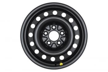 5 829 р. Диск усиленный Renault Duster, Nissan Qashqai, X-Trail, Toyota Rav4 стальной черный 5х114,3 6,5R16 d66,1 ET+40 OFF-ROAD Wheels 1665-51466bl-40a11  с доставкой в г. Воронеж. Увеличить фотографию 2