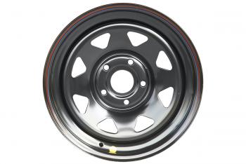 6 279 р. Диск усиленный VW Amarok стальной черный 5x120 7xR16 d65.1 ET+20 (треугольник мелкий) OFF-ROAD Wheels 1670-52065bl-20a17  с доставкой в г. Воронеж. Увеличить фотографию 2
