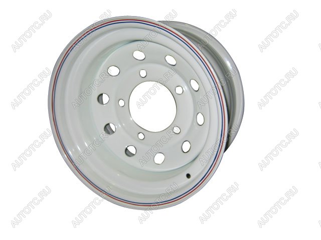 1 709 р. Диск усиленный Ленд Ровер стальной белый 5x165.1 8R15 ET-24 OFF-ROAD Wheels 1580-56525wh-24  с доставкой в г. Воронеж