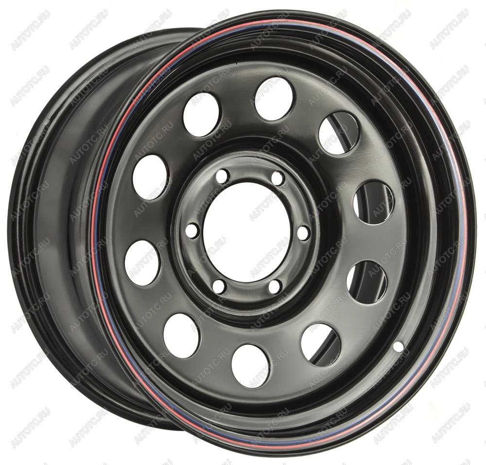 6 629 р. Диск усиленный стальной черный 6x139,7 8xR16 d110 ET+30 OFF-ROAD Wheels 1680-63910bl-30  с доставкой в г. Воронеж