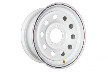 4 699 р. Диск усиленный УАЗ стальной белый 5x139,7 7xR16 d110 ET+30 OFF-ROAD Wheels 1670-53910wh-30  с доставкой в г. Воронеж. Увеличить фотографию 1