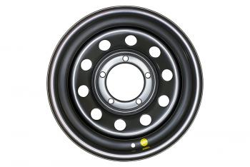 5 699 р. Диск усиленный УАЗ стальной черный 5x139,7 7xR15 d110 ET+25 OFF-ROAD Wheels 1570-53910bl-25  с доставкой в г. Воронеж. Увеличить фотографию 2