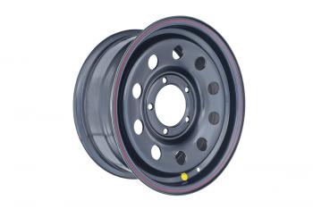 Диск усиленный УАЗ стальной черный 5x139,7 7xR16 d110 ET+25 OFF-ROAD Wheels 1670-53910bl-25x