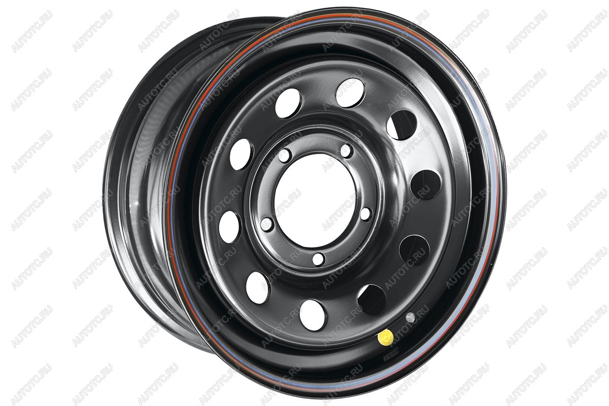 6 279 р. Диск усиленный УАЗ стальной черный 5x139,7 7xR16 d110 ET+30 OFF-ROAD Wheels 1670-53910bl-30  с доставкой в г. Воронеж