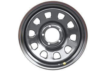 10 059 р. Диск усиленный для УАЗ, ГАЗ Соболь, Dodge Ram 1500 стальной черный 5x139,7 8xR18 d110 ET+15 OFF-ROAD Wheels 1880-53910bl-15a07  с доставкой в г. Воронеж. Увеличить фотографию 2