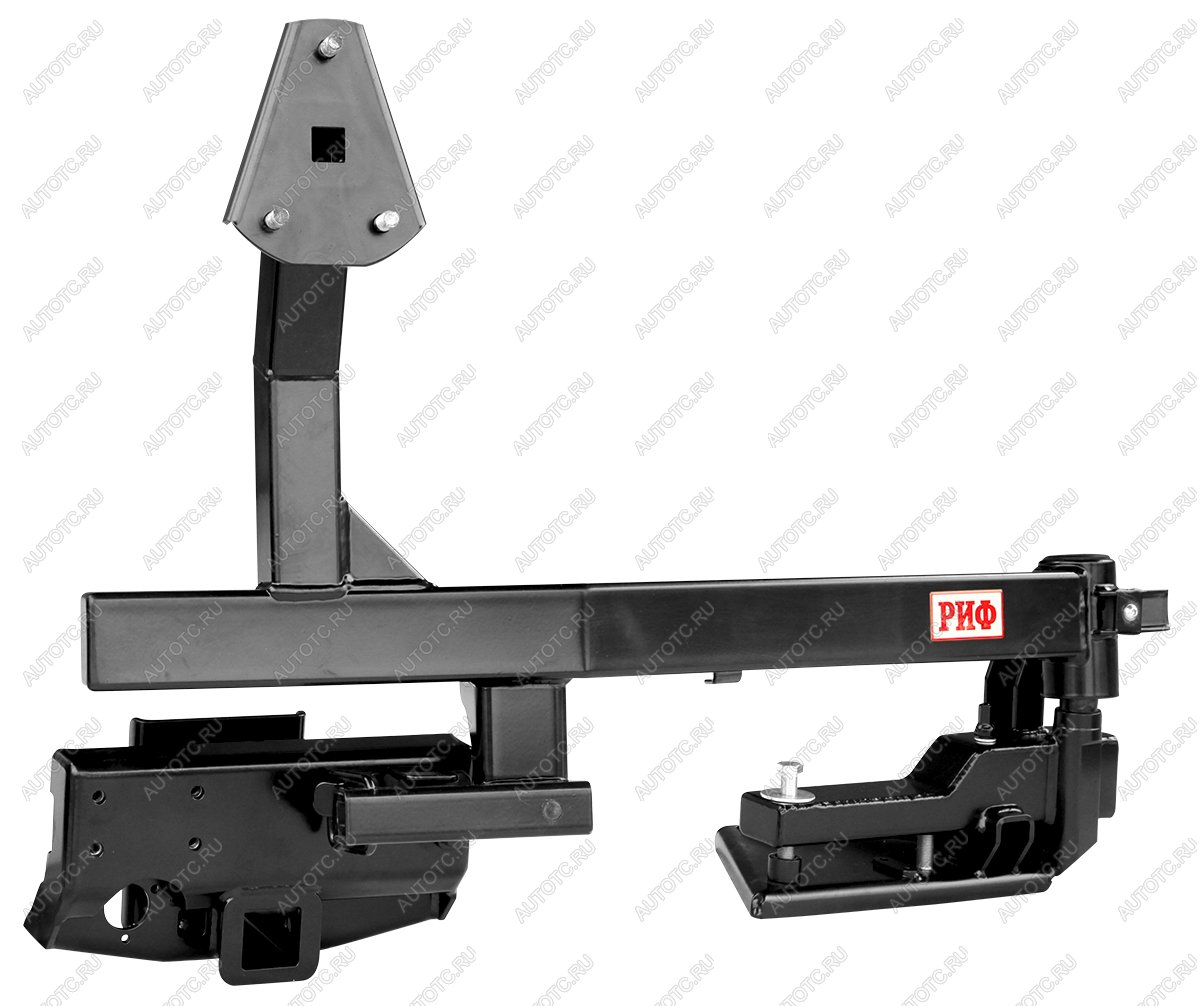 93 329 р. Калитка РИФ с фаркопом в штатный бампер Toyota Land Cruiser 200 2008-2015 под нештатное колесо, с подсветкой номера РИФ rif200-80000  с доставкой в г. Воронеж
