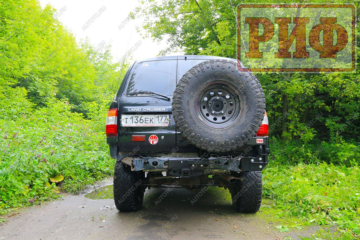 70 999 р. Калитка РИФ с фаркопом в штатный задний бампер Toyota Land Cruiser 105 РИФ rif105-80004  с доставкой в г. Воронеж