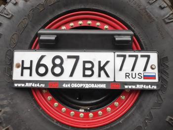 93 329 р. Калитка РИФ с фаркопом в штатный задний бампер Toyota Land Cruiser 200 2008-2015 под штатное колесо, с подсветкой номера РИФ rif200-80001  с доставкой в г. Воронеж. Увеличить фотографию 10