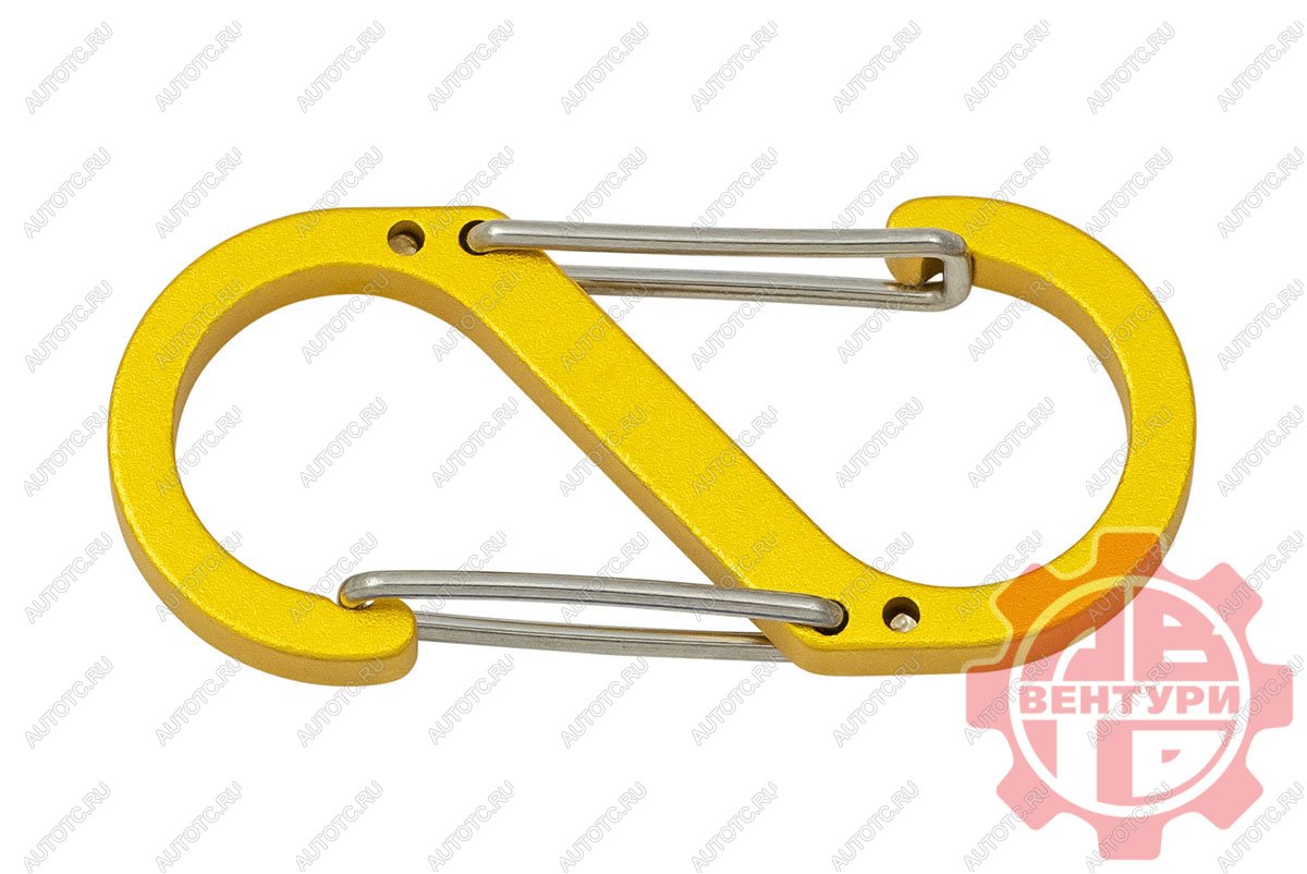 60 р. Карабин s-образный 50мм (yellow) CORD crd.s.50.y  с доставкой в г. Воронеж