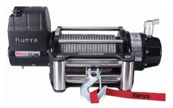 78 869 р. Лебёдка автомобильная электрическая 12V Runva 12500 lbs 5670 кг влагозащищенная, стальной трос RUNVA ewb12500u  с доставкой в г. Воронеж. Увеличить фотографию 1