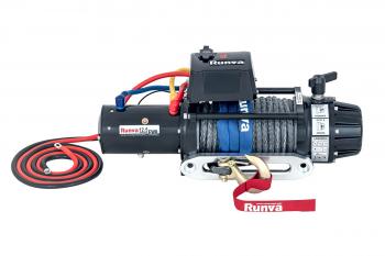 117 399 р. Лебёдка автомобильная электрическая 12V Runva 12500 lbs 5670 кг (влагозащищенная) синтетический трос RUNVA ewb12500ssr  с доставкой в г. Воронеж. Увеличить фотографию 6