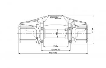 52 679 р. Лебёдка автомобильная электрическая 12V Runva 6000 lbs 2722 кг (синтетический трос) RUNVA ewv6000fsr  с доставкой в г. Воронеж. Увеличить фотографию 9