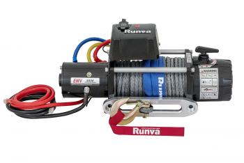 71 099 р. Лебёдка автомобильная электрическая 12V Runva 9500 lbs 4350 кг (синтетический трос) RUNVA ewv9500ssr  с доставкой в г. Воронеж. Увеличить фотографию 10