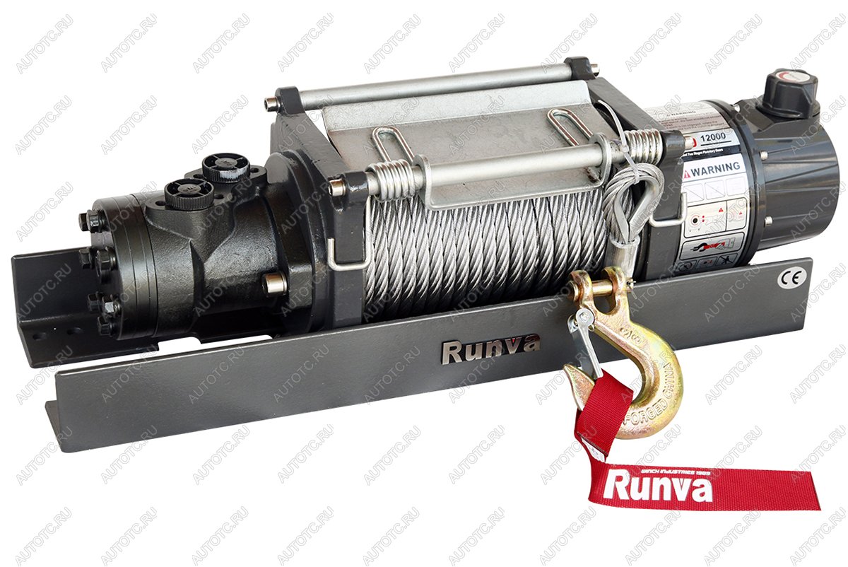 72 739 р. Лебёдка гидравлическая Runva 12000 lbs 5443 кг RUNVA hwd12000yd  с доставкой в г. Воронеж